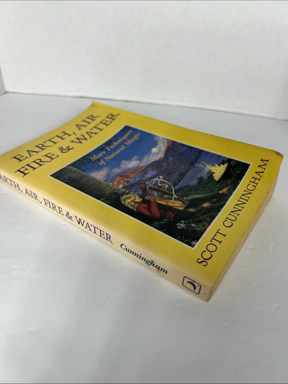 Scott Cunningham Pagan Book Set Whispers of the Moon & Earth Air Fire and Water